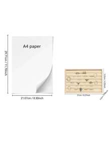 Jewelry Tray Organizer, Jewelry Necklace Earring Ring Display Storage Box, Stackable Jewelry Holder Case Makeup Cosmetic Organizer For Earrings Necklace Rings Bracelets Pendants Pearl