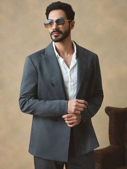 Manfinity NXTstreet 男士梭织休闲宽松长袖开襟夹克，时尚日常穿着，适合秋冬