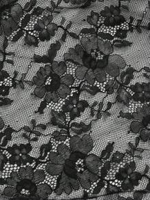 J-Fashion Y2K Retro Gyaru Shibuya-Gal Himekaji Phong cách ren & họa tiết da báo chắp vá áo ba lỗ chữ A, cỡ lớn - màu đen - Xem 3