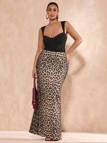 SHEIN BAE Elegant Plus Size Women's Black Mesh Bodysuit, Suitable For Holiday, Commute, Music Festival, Wedding Season - Black - View 1