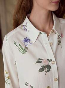 MOTF PREMIUM VISCOSE FLORAL PRINT BUTTON UP SHIRT