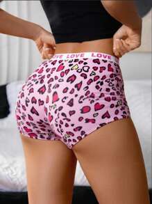 1 pieza Panty de niña con estampado de corazón dulce y fresco - Multicolor - Ver 2