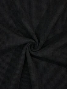 RueChic Ensemble de t-shirts réguliers pour hommes avec rayures et broderie de lettre détaillée