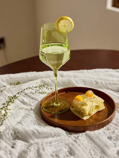 Cirelle 1pc Glass Cup, Fashion European Vintage Glass Cups, Sake Creative Stemware, Frosted Drink Glasses, New Year, Christmas, Thanksgiving Day Party, Kitchen Supplies, Party Use, Family Dining, Bar Counter Use