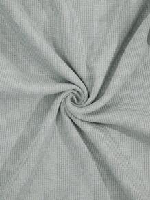 RueChic Ensemble de t-shirts réguliers pour hommes en tissu gaufré avec détails de patchs et impression de lettres