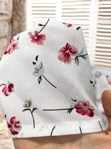 EMERY ROSE Áo cánh Raglan cỡ lớn họa tiết hoa ngày lễ cổ chữ V đơn hàng khuy lớn phù hợp cho mùa hè Boho dành cho phụ nữ Quà tặng quần áo cho mẹ Phong cách kỳ nghỉ xuân thường ngày SS Bohemia dáng rộng - Nhiều màu - Xem 6