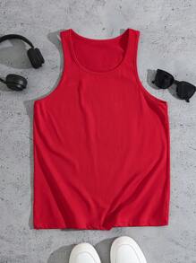 Manfinity Dauomo 男士纯色圆领修身休闲百搭背心