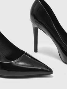 CUCCOO BIZCHIC New Style Versatile Pointed Toe Dress High Heels For Women - Black - View 7