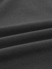 SOLERSUN 大码女式纯色腰带细节阔腿裤、裤子、四季款式、派对、音乐会、通勤日常款式、音乐节、浪漫、情人节、度假 - 灰色 - 查看 8