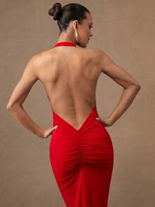 Silquee Váy cổ yếm dệt kim co giãn lãng mạn thanh lịch chất lượng cao dành cho quý cô, thích hợp cho mùa xuân/hè, ngày lễ tình nhân, hẹn hò, mặc hàng ngày và ngày lễ, chi tiết thủ công, chất lượng cao, váy mùa hè dành cho phụ nữ, váy satin màu be, váy xếp nếp, váy hoa ba chiều, váy ruy băng gợi cảm, váy thiết kế xẻ tà, váy maxi cao cấp, váy gợi cảm hở lưng màu đỏ, váy đuôi cá maxi, váy hở lưng, thiết kế hai lớp, váy cưới ngày lễ tình nhân, váy cưới hẹn hò lãng mạn, váy cưới cocktail, váy đen, váy dự tiệc trang trọng, váy khách dự tiệc cưới, váy dạ hội, trang phục sân khấu, trang phục sân khấu, váy tốt nghiệp, váy dạ hội, váy maxi tốt nghiệp. - Đỏ - Xem 5