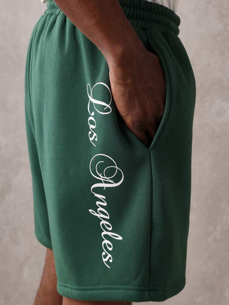 Athletic Lounge Drop Crotch Shorts