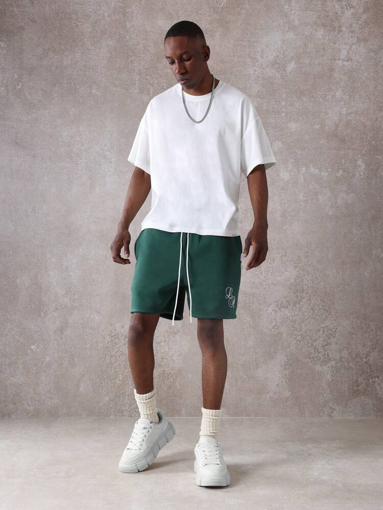 Athletic Lounge Drop Crotch Shorts