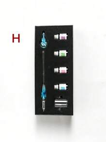 网上流行的学生玻璃蘸水笔，水晶笔，商务礼品，样品笔，学校活动奖品，开学生日礼物