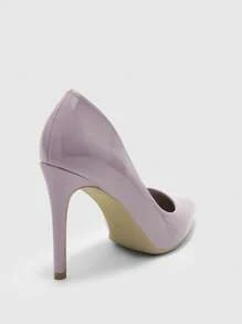 CUCCOO BIZCHIC New Versatile Pointed Toe High Heel Shoes For Women For Christmas - Mauve Purple - View 8