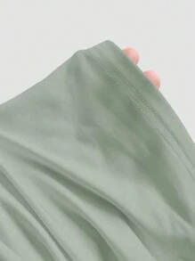 Sweetra 3pcs Sexy Hollow-Out Back Breathable Moisture-Wicking Fitted Short Sleeve Women Tops Set - Multicolor - View 6