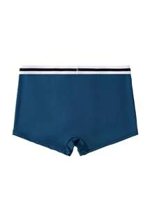 8pcs/Set Men Contrast Waistband Boxer Briefs - Multicolor - View 2