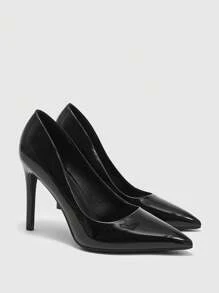 CUCCOO BIZCHIC New Style Versatile Pointed Toe Dress High Heels For Women - Black - View 6