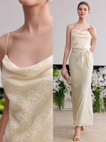 MOTF PREMIUM 真丝提花吊带背心