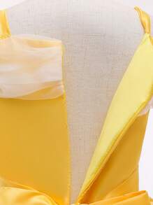 Princess Dress For Girls, Children's Day & Halloween Yellow Ball Gown Costume