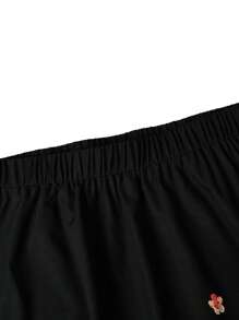 SHEIN CURVE+ Plus Size Floral Print Casual Skirt - Multicolor - View 3