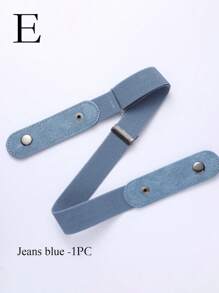 1 条男士无扣弹性腰带 - 可调节且舒适的牛仔裤解决方案