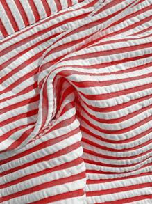 KARISMINA 女士夏季沙滩条纹性感比基尼泳装套装