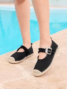 Styleloop Women's Bohemian Style Fashion Flat Sandals, Suitable For Vacation Outfits - Black - View 9