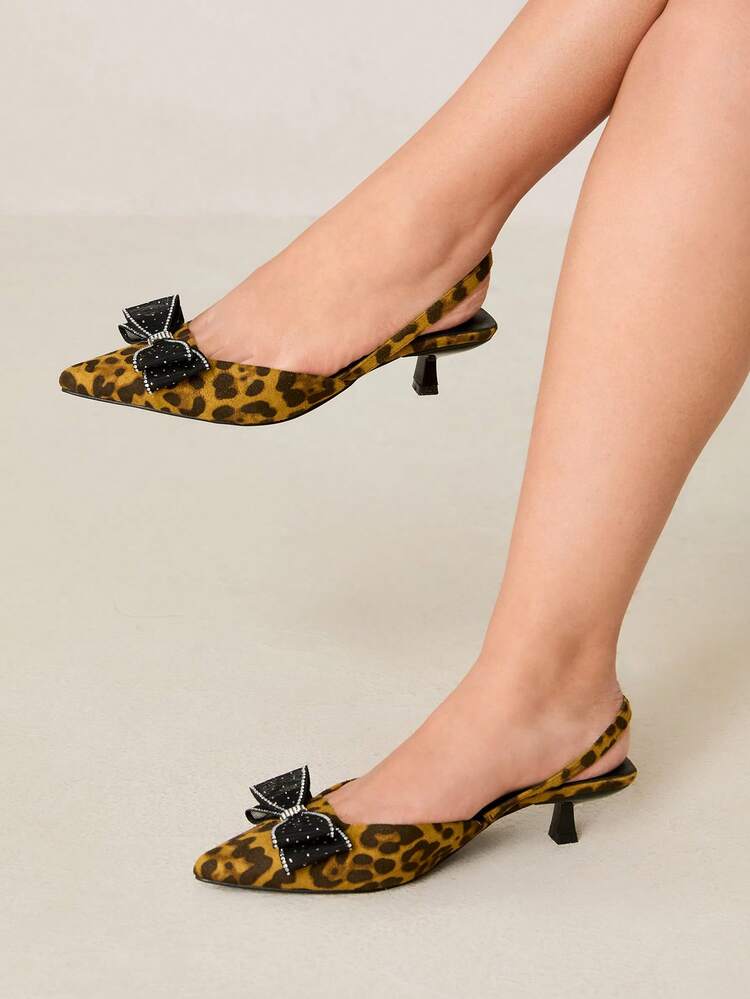 CUCCOO CURVES Wide Fit Pointed Toe High Heel Pumps, Elegant Black Satin Backstrap, Suitable For All Seasons