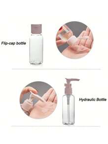 11 个/套 60 毫升空瓶，适用于洗发水、沐浴露、化妆乳液、洗手液、洗面奶、旅行和日常使用，适用于旅行收纳袋、化妆包、化妆包、度假收纳袋、大容量化妆品收纳盒化妆盒，适用于口红、刷子、护肤品、手机、硬币、小物品，适用于家庭、礼物、度假和节日万圣节圣诞节多功能用途，波西米亚风 - 彩色 - 查看 2