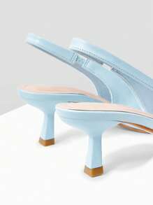 MOTF PREMIUM POINTED TOE CASUAL PUMPS, SUITABLE FOR ALL SEASONS FOR CHRISTMAS - Baby Blue - View 8