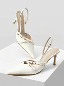 MOTF PREMIUM POINTED TOE CASUAL FORMAL PUMPS - Chantilly - View 1
