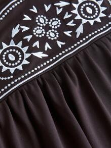 SHEIN EZwear Plus Size 2pcs/Set Nomadic Style Spaghetti Strap Tank Top & Top, Summer - Multicolor - View 4