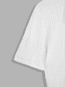 RueChic 男士柔软特殊面料时尚款常规短袖衬衫