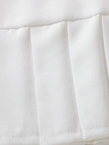 SHEIN Vestito smanicato di moda per bambina, primavera/estate - Albicocca - Visualizzare 5
