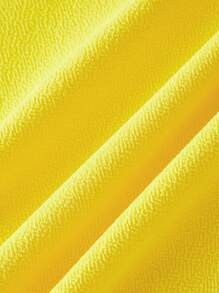 SHEIN MOD 女士雏菊荷叶边迷你吊带背心连衣裙、春季连衣裙、波西米亚风连衣裙、乡村风、度假装 - 黃色 - 查看 4