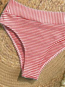 KARISMINA 女士夏季沙滩条纹性感比基尼泳装套装