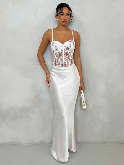 Glamine Women's Floral Lace Cami Camisole, Sexy,Corset Bodysuit,Summer Outfits For Women,Vacation Outfits Women, Woman Clothes