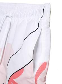 Surfspeed Men's Casual Cartoon Printed Beach Shorts