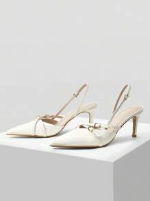 MOTF PREMIUM POINTED TOE CASUAL FORMAL PUMPS - Chantilly - View 9