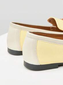 MOTF PREMIUM ROUND TOE CONTRAST BINDING FLATS - Mustard Yellow - View 8