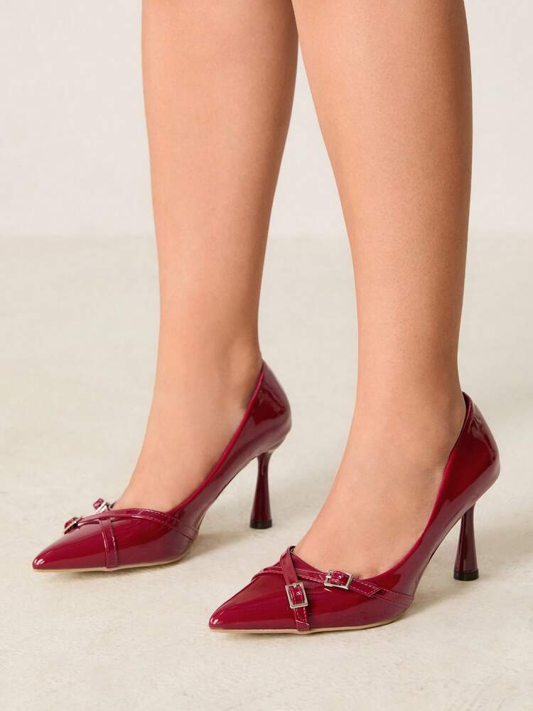 CUCCOO CURVES Plus Size Wide Fit Elegant High Heel Pumps, Suitable For Everyday Wear