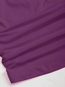 Sweetra 女式修身吊带背心，修身款，分层无袖上衣 Y2K - 紫色 - 查看 4