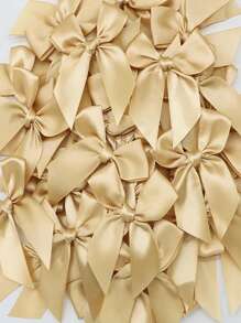 50 piezas de grandes lazos de cinta de satén de colores, moños artesanales, lazos de flores pequeñas blancas y rosas para regalos, decoración de pasteles/cumpleaños/cajas/regalos/envoltorios, accesorios DIY para el cabello/ramos de flores/cajas de regalo/decoración de pasteles (múltiples colores disponibles) para San Valentín, Día de la Madre, Día de San Valentín, decoración de bodas