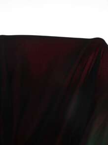 EastFlair 女士纯色荷叶边鱼尾下摆修身优雅连衣裙