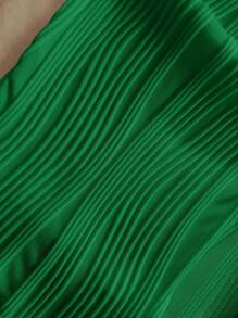 Soleia Casual Halter Tie-Up Metal Buckle Fitted Asymmetrical Hem Sleeveless Tank Top