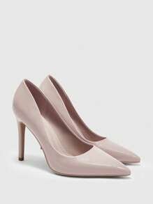 CUCCOO BIZCHIC 新款百搭尖头女式高跟鞋 - 杏色 - 查看 9