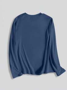 INAWLY 女士手势印花长袖 T 恤图案 T 恤女式上衣适合春季服装