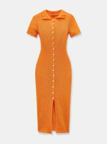 Maija 2025 Lato Nowa Damska Letnia Sukienka, Teksturowana Dzianina Otwarty Przód Impreza, Gość Weselny, Festiwal, Brunch Elegancki Strój, Sukienka Plażowa - Żółty - Zobacz 7