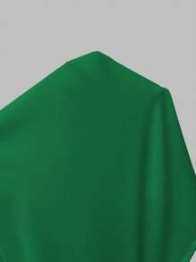 EMERY ROSE 1 件女士纯色时尚长袖衬衫，适合夏季 - 綠色 - 查看 5