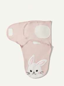 Cozy Pixies 1pc Soft, Skin-Friendly Rabbit Applique Baby Sleeping Bag, Single Layer - Pink - View 7